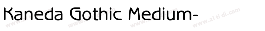 Kaneda Gothic Medium字体转换 Kaneda Gothic Medium字体转换